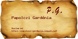 Papolczi Gardénia névjegykártya